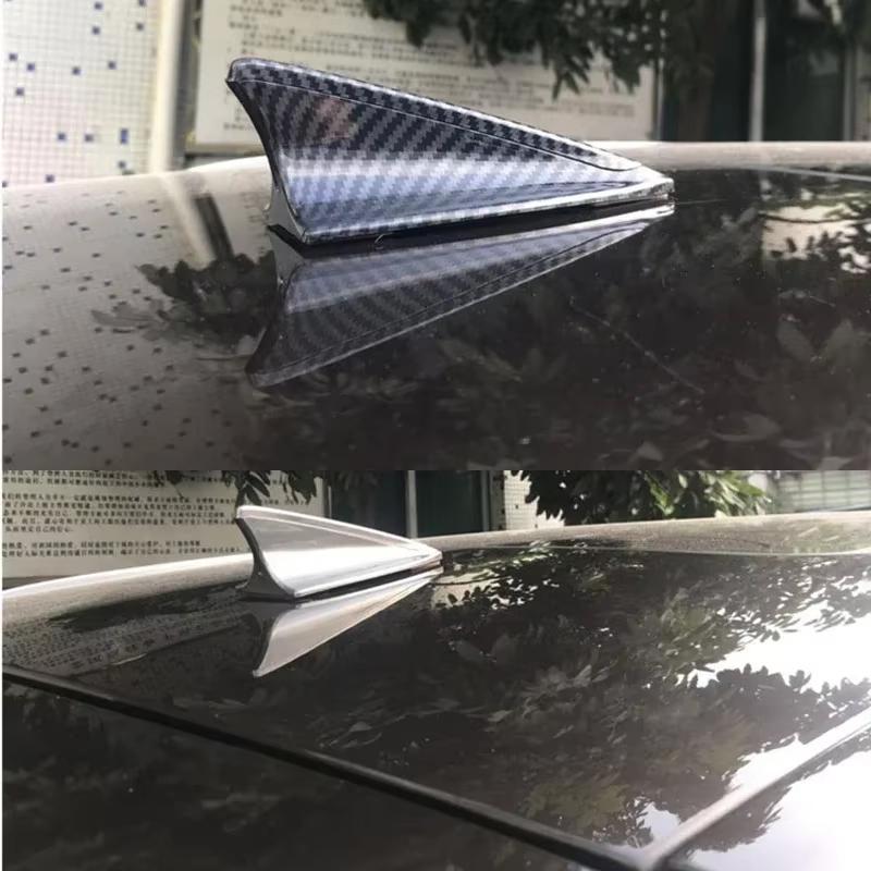 Universal Car Antenna Shark Fin Roof Decorative Antenna With Adhesive Various Types Of Vehicles Anti-Static Car Radio Aerials