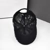 Elegant Adjustable Baseball Caps Breathable Sun Protection Sports Cap Lace Flower Sun Hats Summer