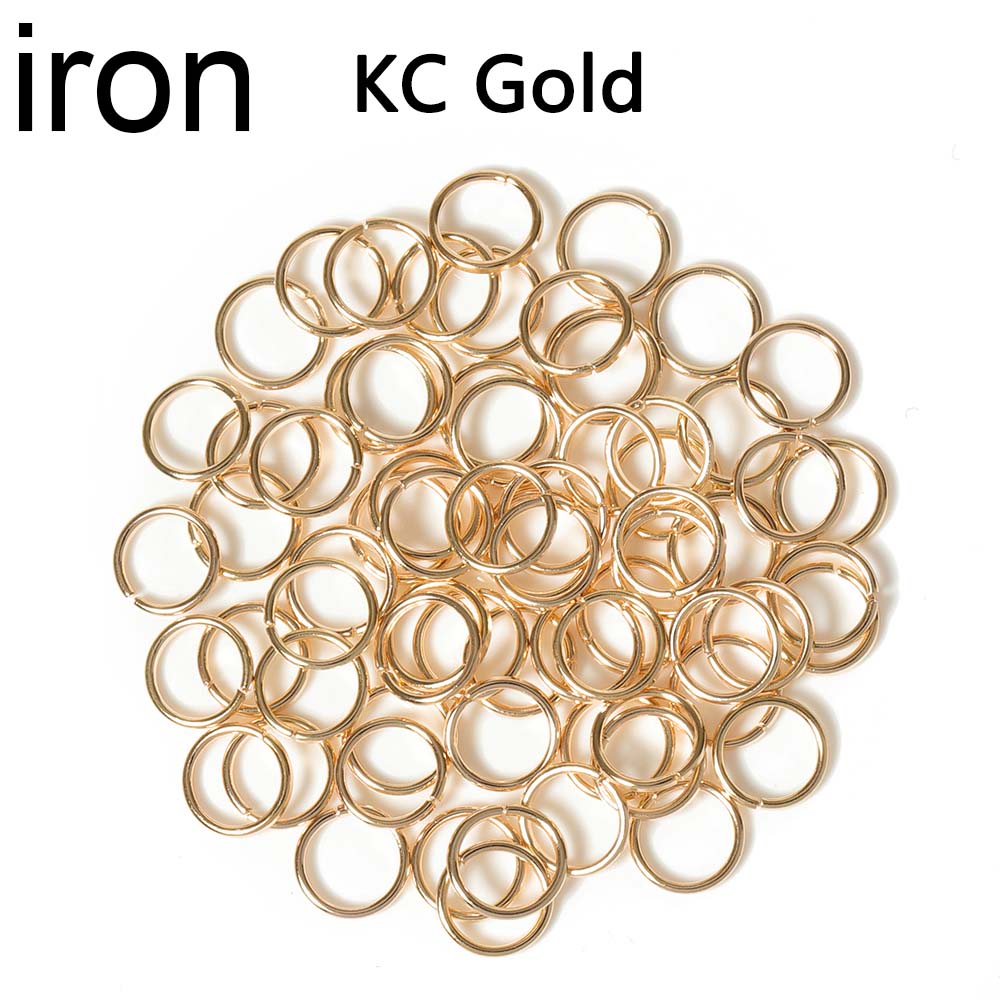 200pcs/lot 3-12mm Iron Jump Rings Split Rings Connectors Stainless steel DIY Jewelry Finding Making Accessories Wholesale Supply