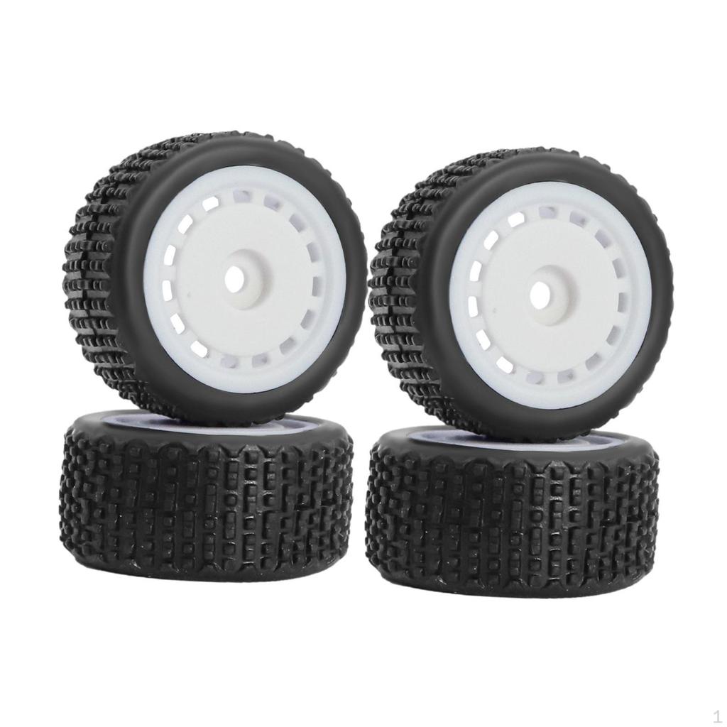 4 Pieces RC Wheel Rims Replaces Professional Lightweight Upgrade Part 1/28 Car