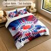 Bedding Set 1 Duvet Cover 2 Pillowcases Blackburn Rovers Football Print Soft Bed Linen Bedroom Decor
