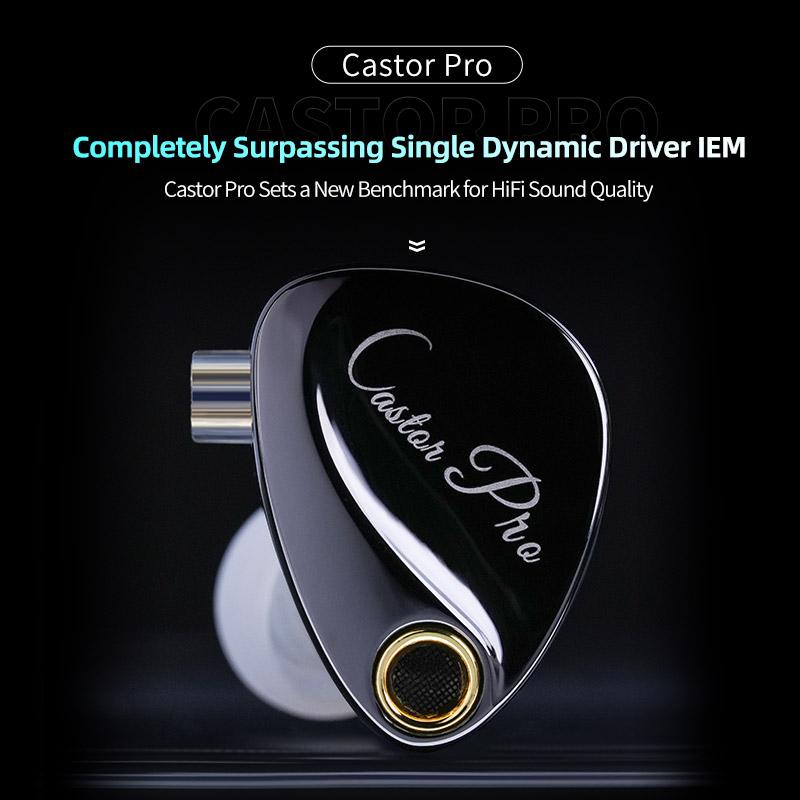 KZ Castor PRO 2DD Dynamic In Ear Earphones High-end Tunable Earphones Stets A New Benchmark for Hfi Sound Quality Bass Headsets