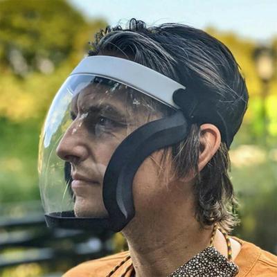 4 Stile Fahrradhelm Schutzbrille Outdoor-Sportarten Laufen Transparente Abdeckung Vollgesichtsschutzmaske