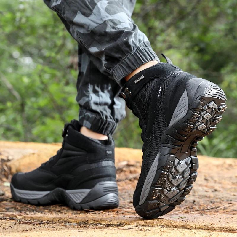 Men Tactical Boots Waterproof Army Plus Work Climbing Shoes Size Boot Anti-Slip Casual Outdoor Military Brand Ankle Hiking Shoes