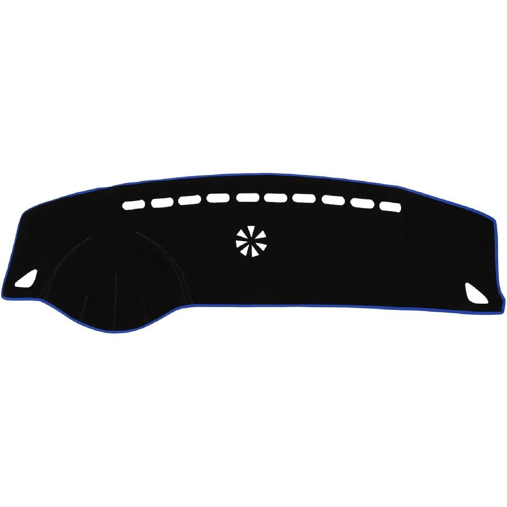 Dash Cover Compatible for Hyundai Azera 2006-2011, Non-Slip Dash Cover Mat Polyester Black Front Dash Cover Mat