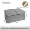 Japanese Fabric Dustproof Storage Box With Lid For Closet And Bedroom Organization