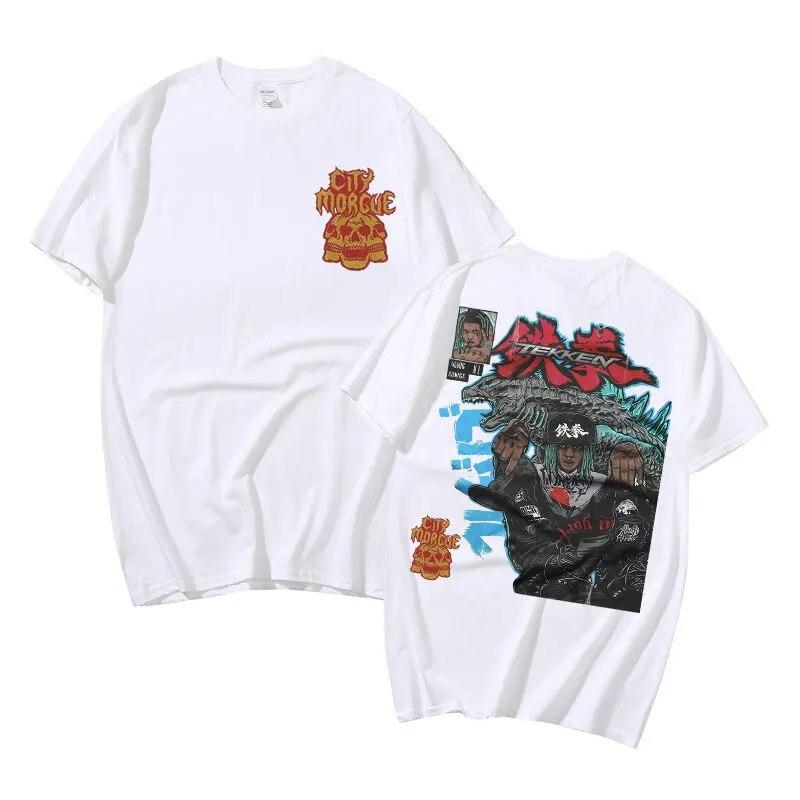 Premium Rapper City Morgue Zillakami Graphic Print Tshirt Male Vintage T-shirts High Quality Unisex Women Oversized Hip Hop T Shirt