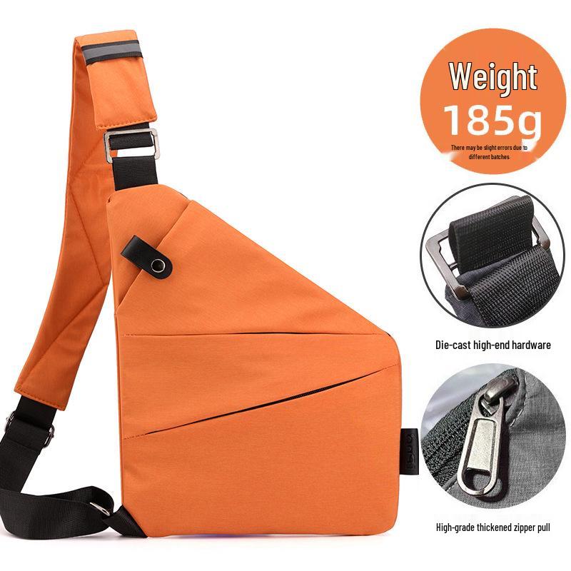 Borsa a tracolla pettorale antifurto per uomo e donna - Zaino da viaggio elegante e sicuro