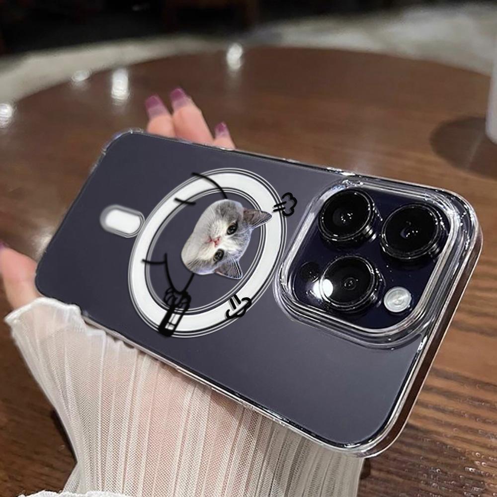 Magnetic Phone Case for iPhone 12 14 16 17 Pro 17 16 15 14 13 12 Pro Max  12 13 14 15  16 High Quality Shockproof Shell Full Protection Cute Style