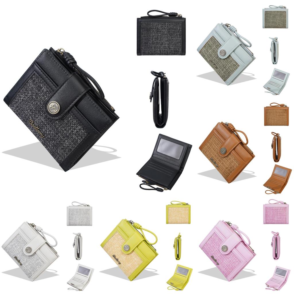 Crossborder Style Leather Wallet For Women With Multiple Card Slots And Zipper Coin Pocket