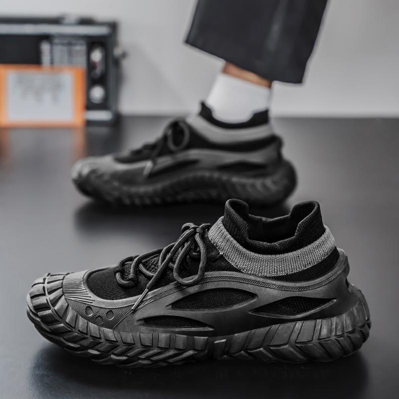 

New Hiking Sports Shoes Men Sneakers Male Tenis Luxury Casual Trainer Race Breathable Fashion Loafers Running Shoes for Men 39 чёрный