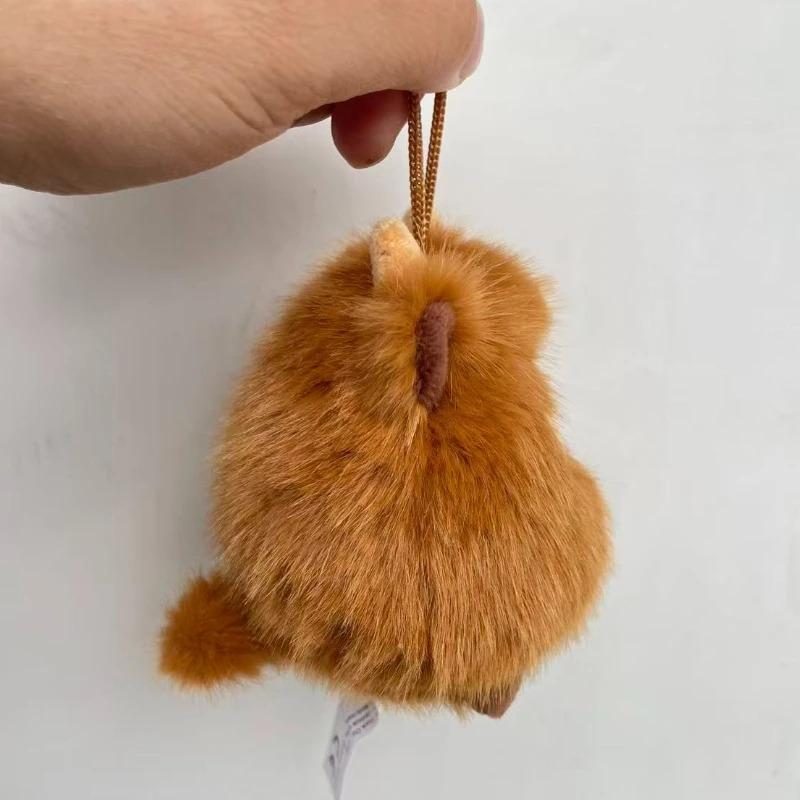 Kawaii Highland Cow Plush Plushies Fur Cute Bull Keychains Stuffed Animal Car Ornaments Super Soft Pillows Pendant Birthday Gift