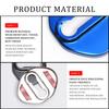 OKBY5 For Toyota 4PCS Car Door Lock Cover Stainless Steel Protection Accessories Camry Highlander C-HR Hilux Vios Rav4 Prius Yaris TRD