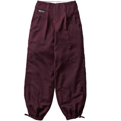 Toraichi Lange Unterhosen Dunkler Bund Gestreift Arbeits Tobi Toraichi (4309-414) 03, Rot, 76cm, Muster, Arbeitskleidung, Hose, Kniebundhose, Kleidung,