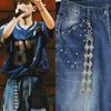 Floral Alloy Detachable Trousers Chain Vintage Silver Jewelry Ornament For Pants Bags Wallet Fashion Accessories