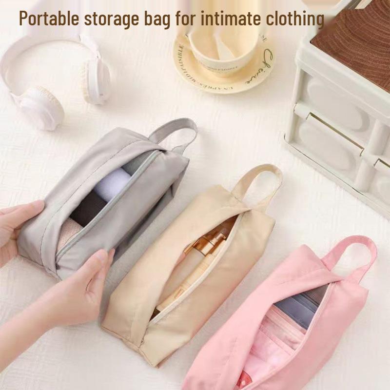 Reise-Organizer-Tasche: Tragbare, waschbare Reißverschlusstasche für Socken, Kosmetik und Unterwäsche