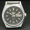 JAPAN VINTAGE SEIKO 5 AUTOMATIC REFURBISHED MENS BLACK DIAL WATCH A440666-4 Sk-a440666