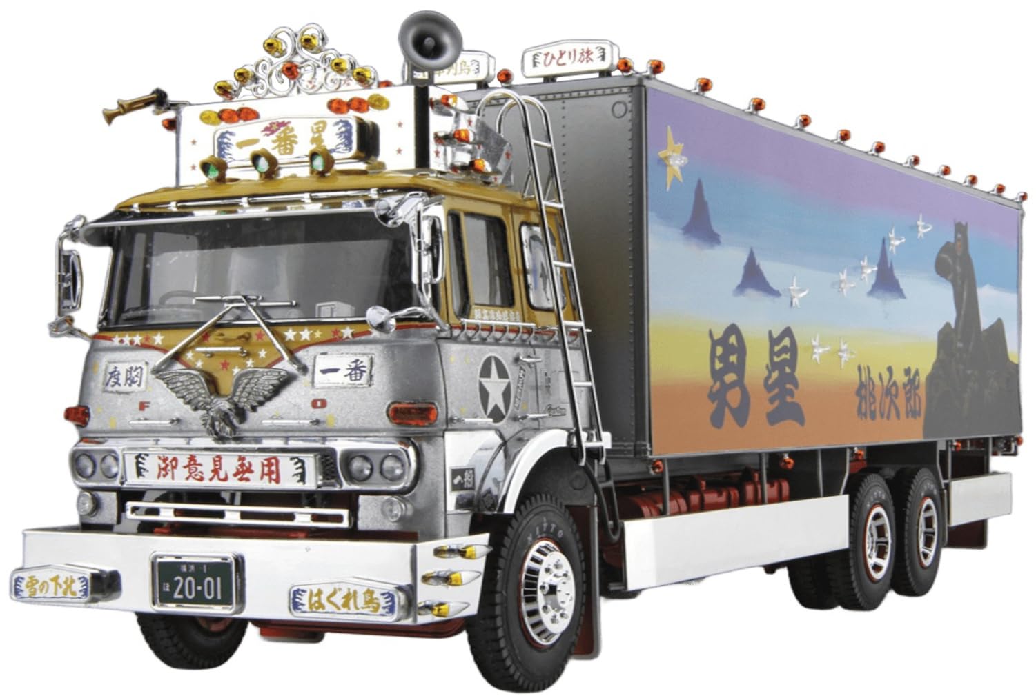 

Aoshima Bunka Kyozai Truck Yaro Series Ichibanboshi No Opinions Allowed Plastic Model 1/32 No.1 (Car)
