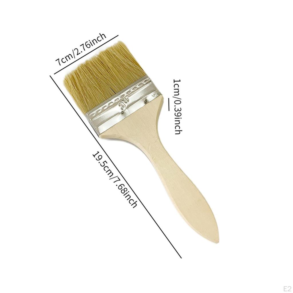Household Paint Brush Flat Stain Painting Brushes for Stains Oil