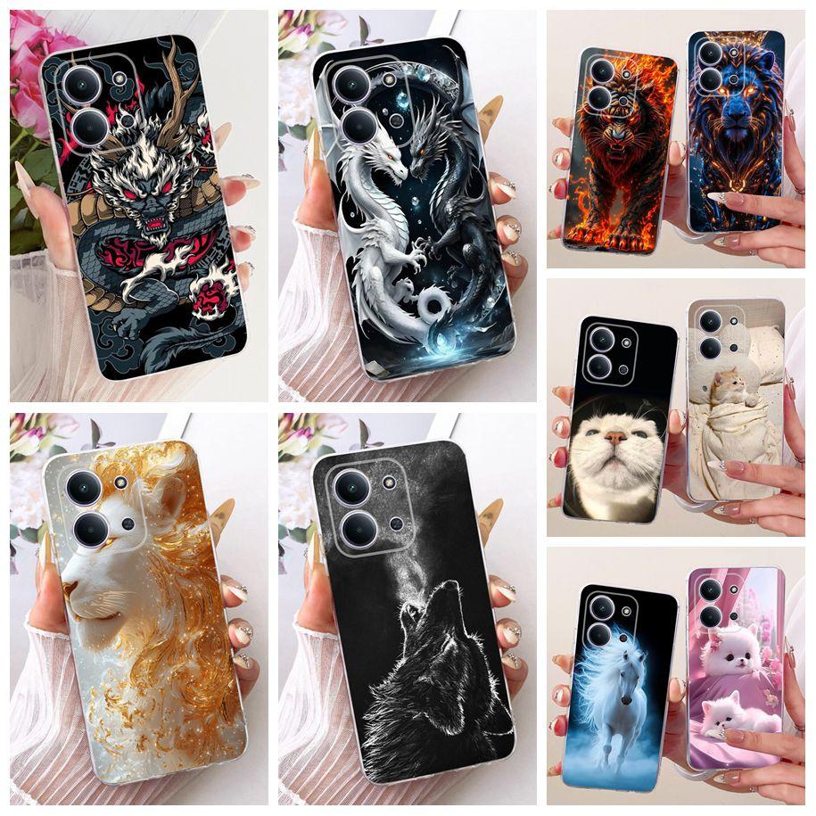 For Xiaomi Redmi 15C 5G Global Case Popular Dragon Lion Cartoon Cover Soft Silicone Bumper For Xiaomi Poco C85 C 85 5G Protector