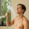 One-Key Stop Water Saving Shower Head 3 Modes Adjustable Shower Head  Bathroom