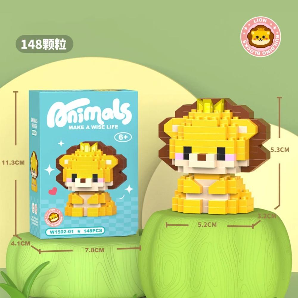 Adults Animals Micro Particle Building Blocks Toy for Children 6 to 12 Years Old Boy Birthday Gift Dog Cat Mini Bricks Girl Toys