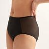 Dry Five Smem Absorbent Mesh Sanitary Panties Black (XS-XL)