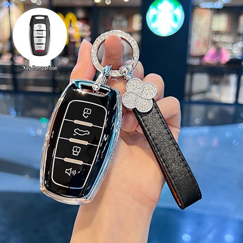 Key Cover for 2024 Haval Big Dog: Fits 23mm Chitu H6, 22mm New H9 Buckle, 19mm Old M6 Case - Simple Design