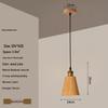 Solid Wood Nordic Japanese Chandelier for Cafe, Bar, Counter, and Homestay