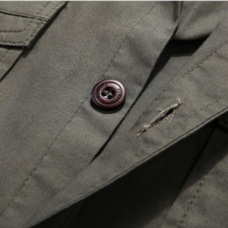 New Single Breasted Cotton Men Short Sleeve Casual Shirts High Quality Militar Overshirt Slim Fit Mens Designer Clothing Blouses 6XL