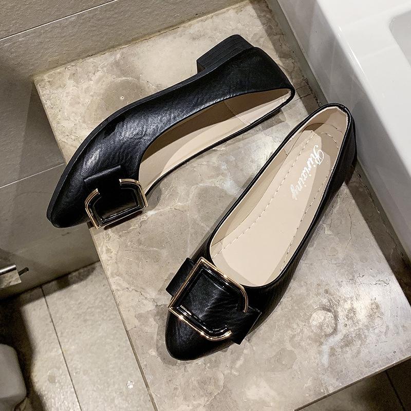 New Korean Version of A Footstool Lazy Shoes Pointed Women's Shoes Shallow Mouth A Footstool Lazy Shoes