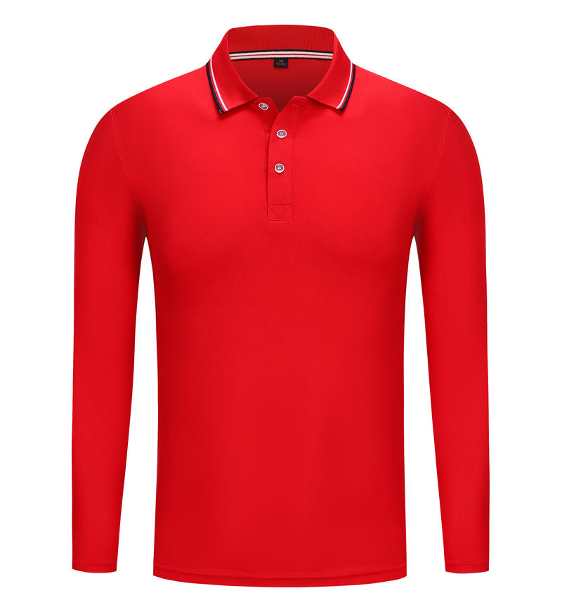 Slim Fit Mens Long Sleeve Business Brand Polo Shirt Classic Stripe Collar Business Casual High Quality Fashion Top Autumn Winter