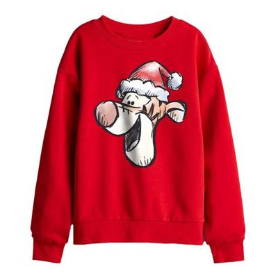 Childrens/Kids Tigger Santa Hat Christmas Sweatshirt