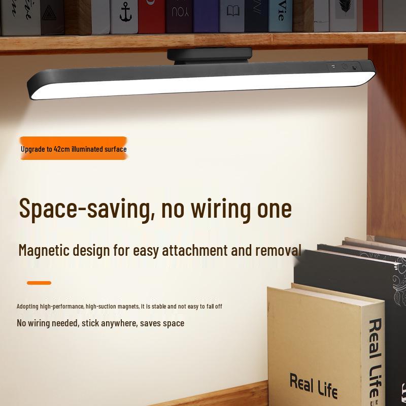 Crossled 42cm Magnetic Cool Light: Eye Protection Study Lamp for Dorm & Bedroom