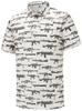 American Flag Print Polo Shirt, Casual Short Sleeve Top for Daily Wear