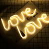 LOVE Neon LED Light - Proposal & Confession Room Decor with USB/Battery Options, Dual Use.