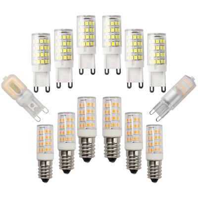10Pcs G9 E14 LED Corn Bulb 2.5W 3W 4W AC 220V 230V G9 E14 LED Lamp 3000K 6000K SMD2835 LED Light Replace 40W Halogen Lamp Light