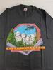 Vintage Mount Rushmore T-shirt Black Made In USA Size XL Single Stitch Unisex T-Shirt