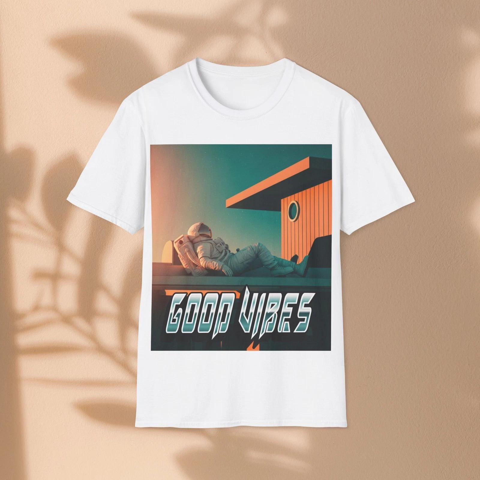 Good Vibes Retro Astro Design Children s Children s T Children s T-shirt | Astronaut 120