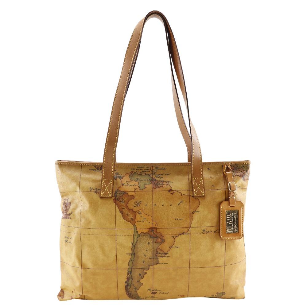 

PRIMA CLASSE Tote Bag Brown PVC coated canvas unisex Used