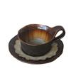 160ml Kiln Ceramics Hand-washed Coffee Mugs and Saucers Exquisite Italian Concentrated Latte Cups American Afternoon Tea Cups