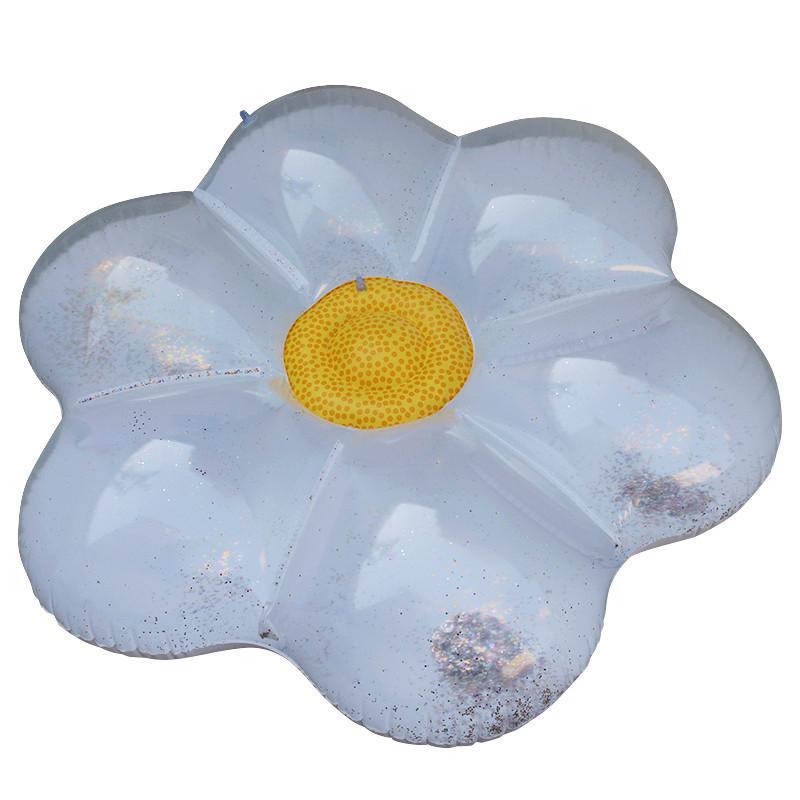

Factory Stock 160cm Inflatable Float With Shiny Flower Design For Adults