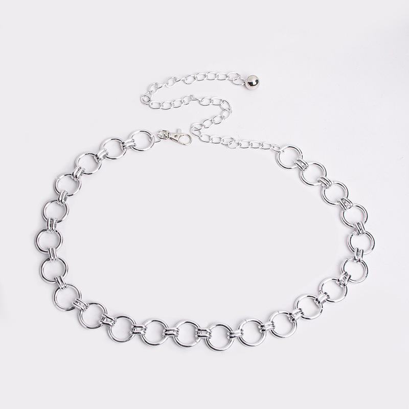 

High-end Women s Waist Chain Rings Simple and Versatile Women s Metal Waist Chain Fashionable and Atmospheric New Waist Chain