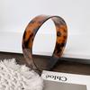 Retro Leopard Hårbånd Acetate Skridsikkert Pandebånd Hovedbeklædning Hovedpynt Hårring Kvinder HårAccessories Hovedbeklædning Festival Gaver