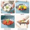 Folding Design Folding Food Steamer Stainless Steel Mesh Steamer Rack  Cooking Cookware