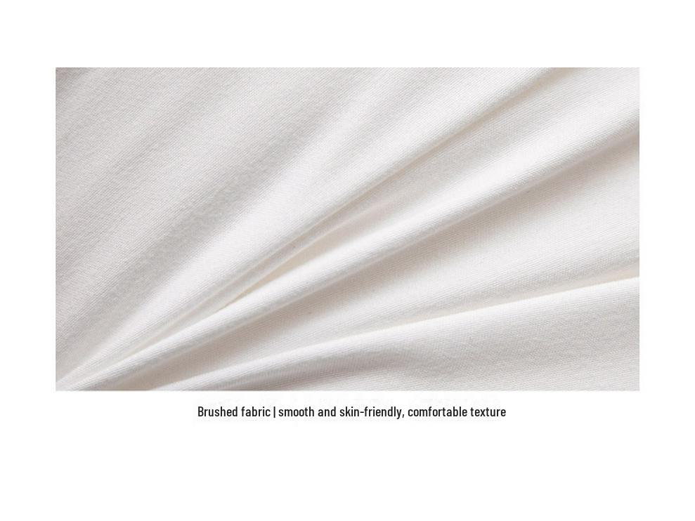 Pure Color Pillow - White Medium-Low Support Pillow for Dorms & Couples
