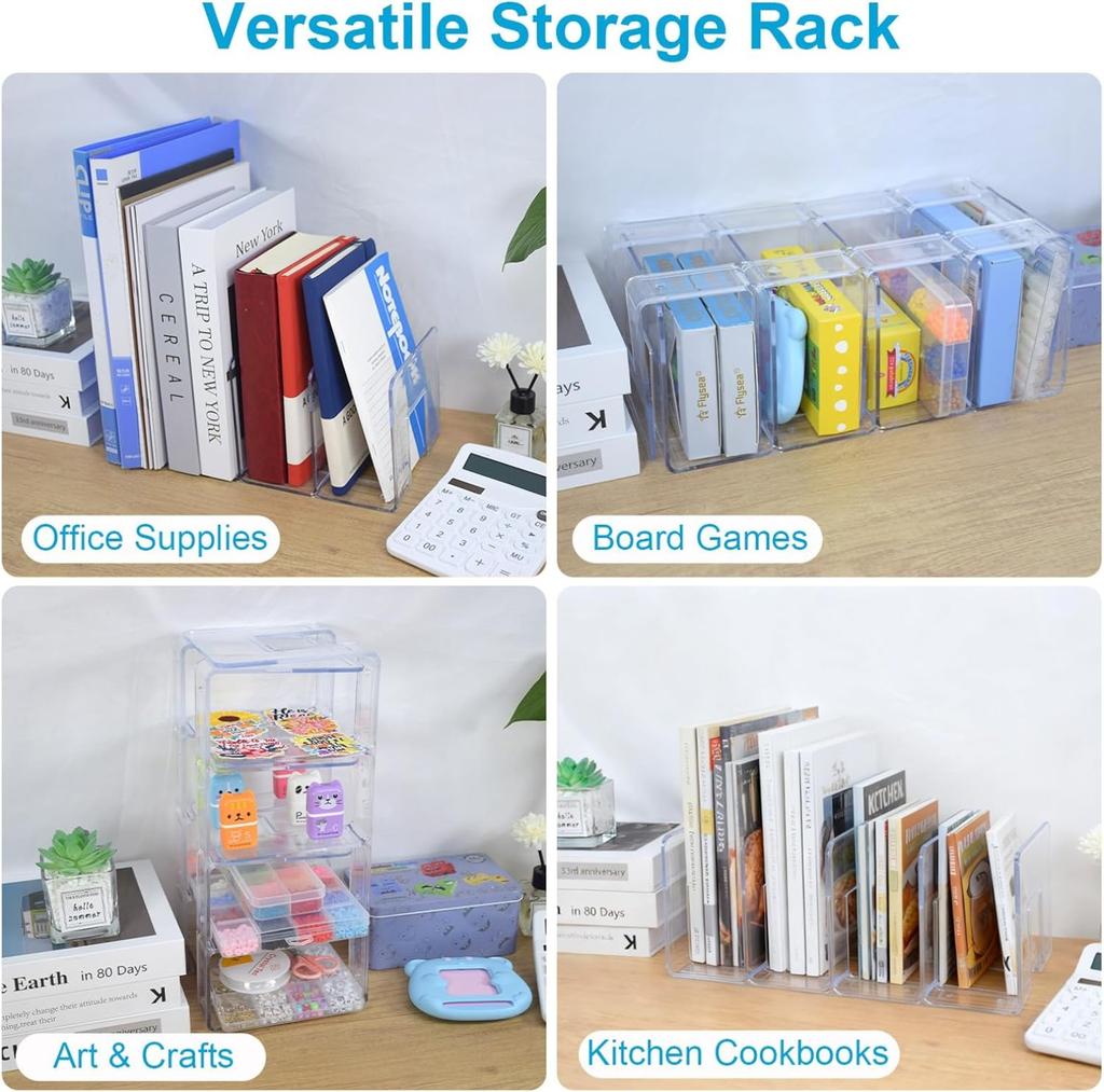 Acrylic Children'S Shoe Organizer, 4-Compartment Transparent Shoe Rack,Baby Shoe Storage Shelf, for Various Room Types