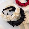 Fashion Hairband for Women Vintage Hair Bands Girls Flower Headbands Pleated Hair Hoop Hair Accessories Headwear