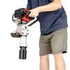 32.6CC 2 Stroke Gasoline Pile Driver Heavy Duty Fence Hammer Petrol Powered Farm Fencing Tool for Gardening Construction Orchard