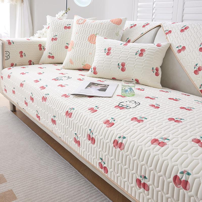 

Latex mat sofa cushion, summer and summer non-slip seat cushion, new ice silk sofa cover cover 30 * 50Cm waist pillowcase